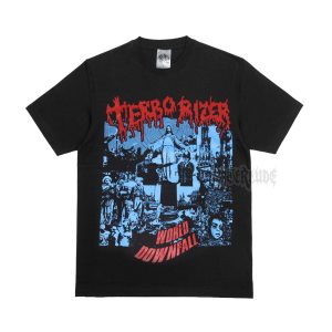 T-SHIRT - TERRORIZER - WORLD DOWNFALL (BLUE ART)