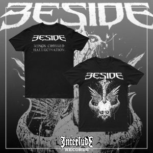 T-SHIRT - BESIDE - WINGS CROSSED HALLUCINATION