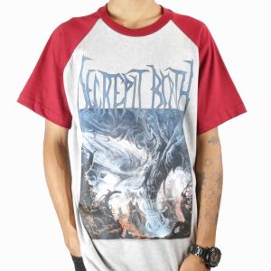 T-SHIRT - DECREPIT BIRTH - BEGINS MAROON