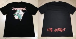 T-SHIRT - HAEMORRHAGE - LIVE TO DISSECT