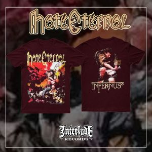 T-SHIRT - HATE ETERNAL - INFERNUS MAROON