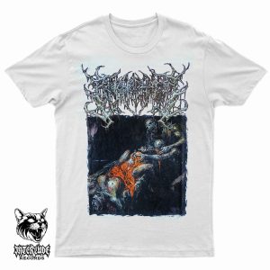 T-SHIRT - PSYCHOPHAGIA - AROUSAL EUPHORIC DEBAUCHERY WHITE