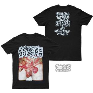 T-SHIRT – CYSTGURGLE – Grotesque Gangrene Towards Prolapsed Colostomy And Urogenital Myiasis