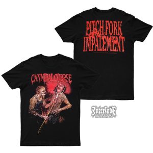 T-SHIRT - CANNIBAL CORPSE - PITCH FORK IMPALEMENT