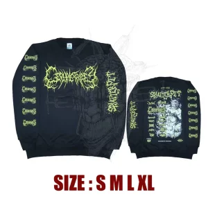 CREWNECK – CEPHALOTRIPSY – Splater Pit 3 – Logo Green